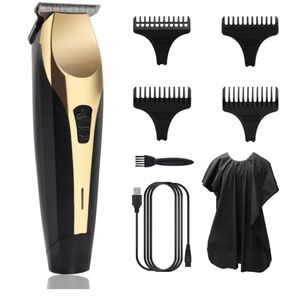 NWT Gold and Black Men's Grooming Trimmer Set